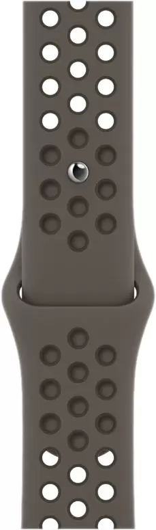 Ремешок Apple Watch 45mm Midnigth Olive Gray/Cargo Khaki Nike Sport Band (ML8D3ZM/A), серый/хаки