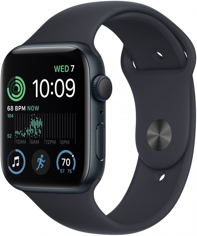 Часы Apple Watch SE 2022, 40 мм «тёмная ночь» MNT73LL/A