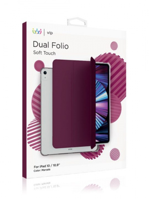 Чехол для планшета vlp Dual Folio iPad 10, марсала 6